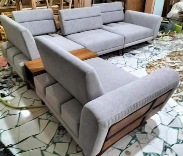 ركنة حرف L قماش